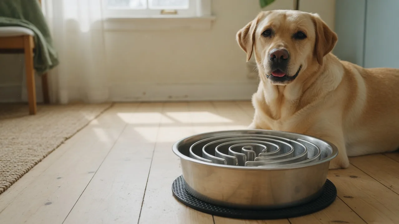 Best Stainless Steel Slow Feeder Dog Bowl (2026)